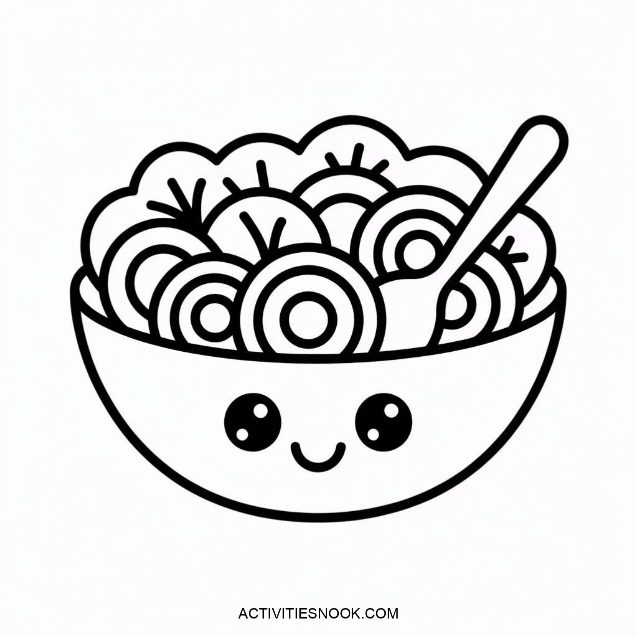 A cute bowl of salad