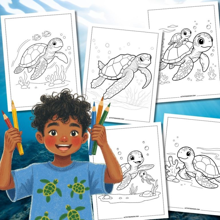 Sea Turtle Coloring Pages